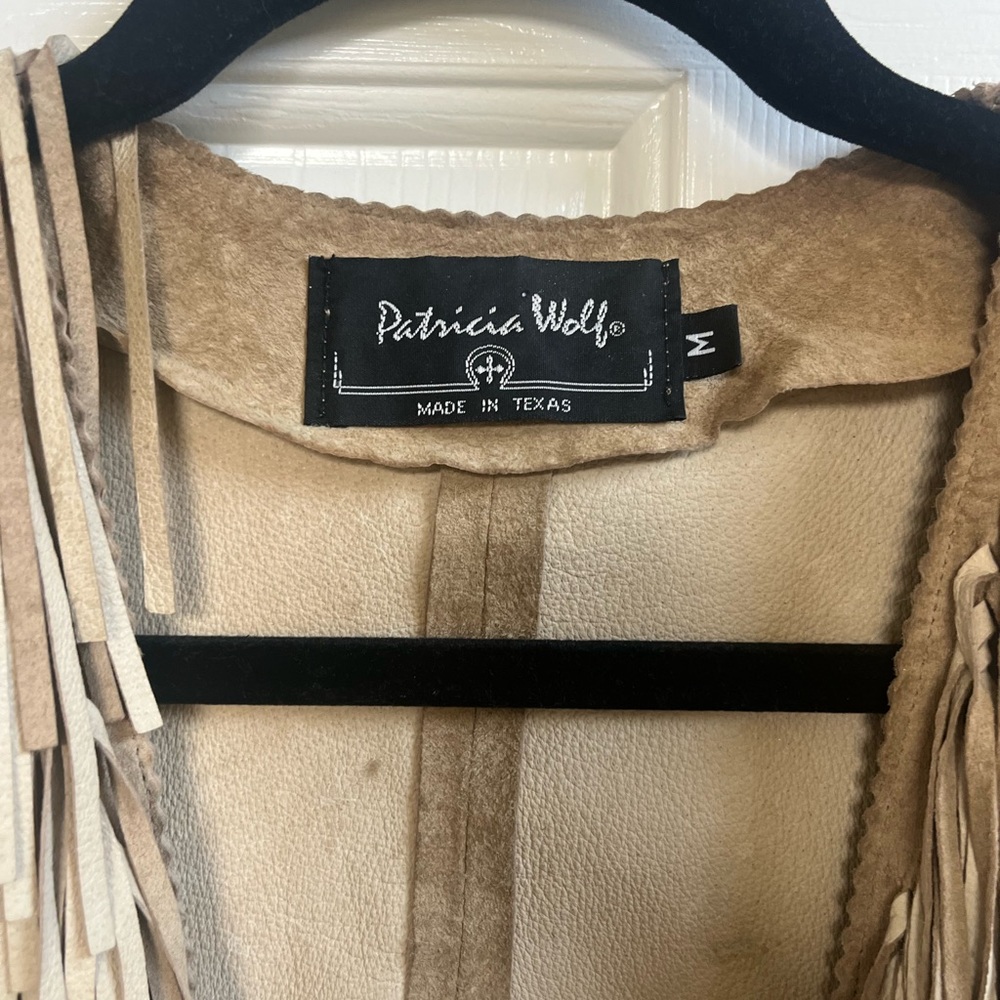 Hand painted fringe vest - Picture 4 of 7